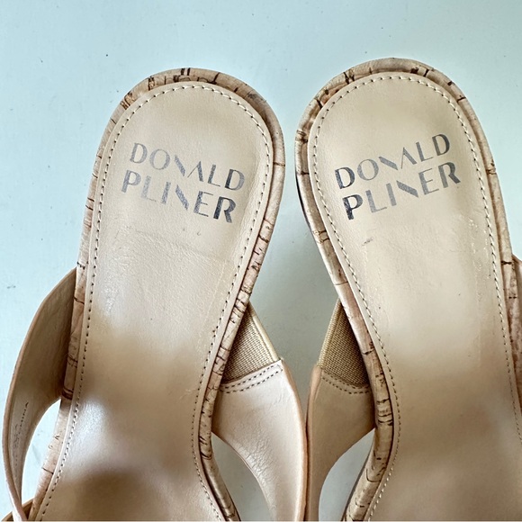 NEW Donald Pliner Aylla Cork Heeled Women's Sandals, Sz7M - Picture 6 of 14